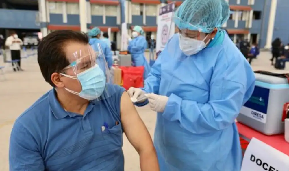 El Minsa tiene como objetivo vacunar a 783.335 docentes en territorio nacional. Foto: Minsa El Minsa tiene como objetivo vacunar a 783.335 docentes en territorio nacional. Foto: Minsa