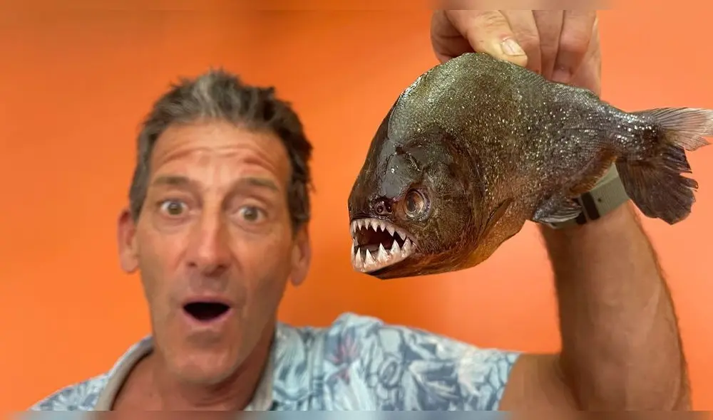 El influencer reconoció que nunca probó la carne de este pescado. Foto: captura de YouTube El influencer reconoció que nunca probó la carne de este pescado. Foto: captura de YouTube