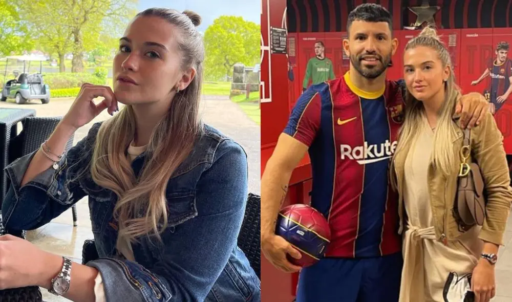 Sofía Calzetti es la pareja sentimental del futbolista Sergio 'Kun' Agüero. Foto: composición/ Instagram