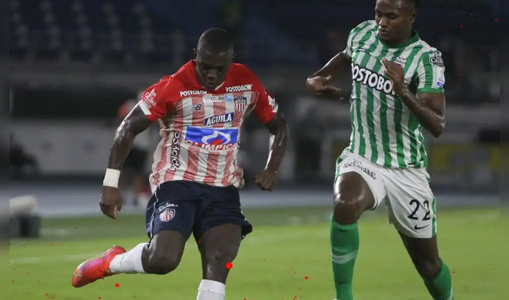 Atlético Nacional se quedó con el segundo lugar del Grupo A de los cuadrangulares finales de la Liga BetPlay. Foto: Twitter Junior CF