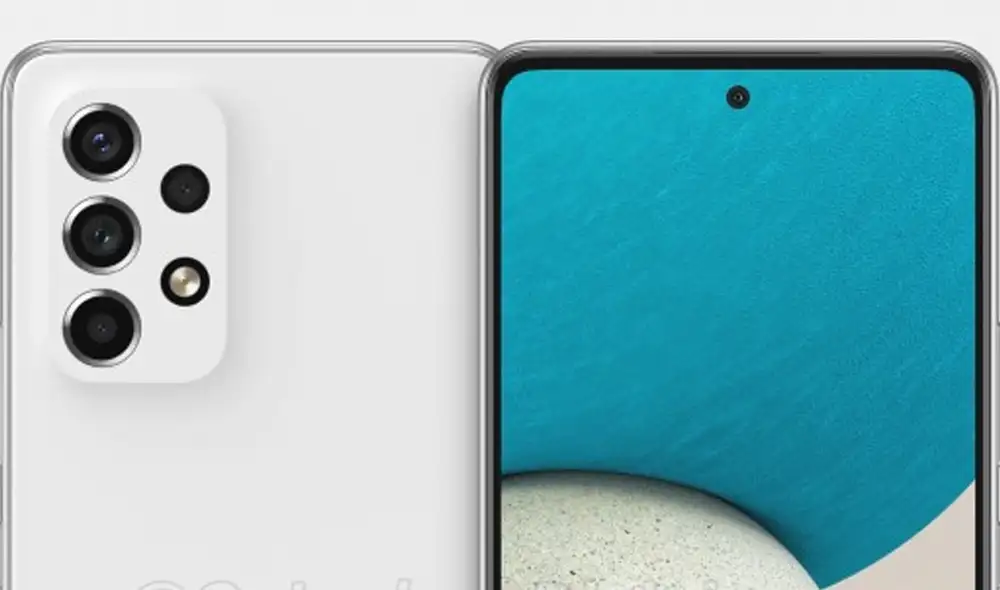 El Samsung Galaxy A53 5G llegaría con una cámara cuádruple trasera. Foto: OnLeaks