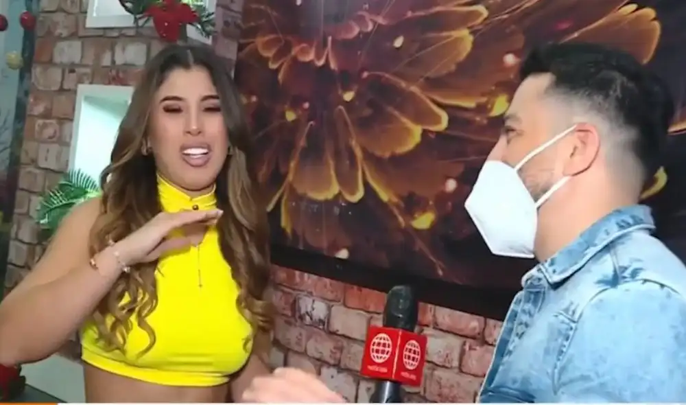 Yahaira Plasencia contó que le dolía el cuerpo durante su participación en Esto es guerra. Foto: captura América TV