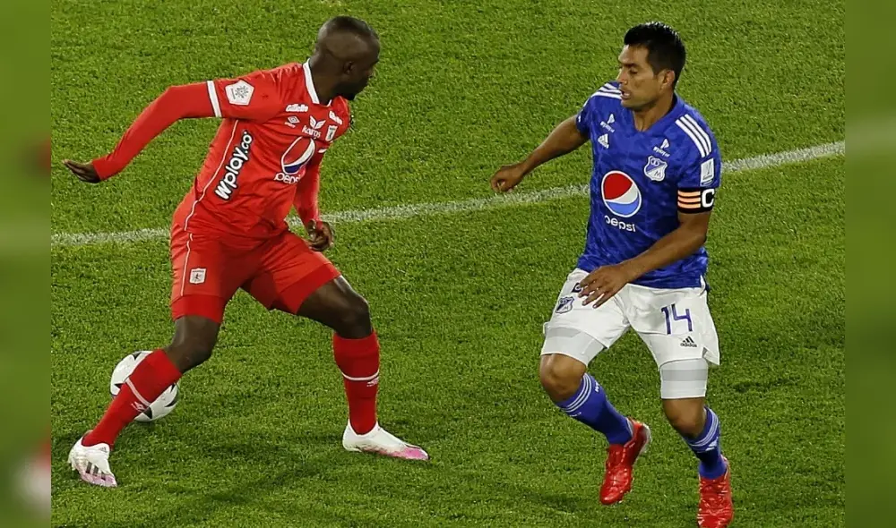 Millonarios recibe a América de Cali en el Campin de Bogotá. Foto: EFE. Millonarios recibe a América de Cali en el Campin de Bogotá. Foto: EFE.