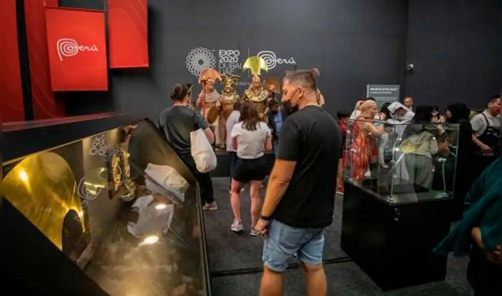 Muestra del Señor de Sipán pretende deslumbrar al público árabe. Foto: Andina. Muestra del Señor de Sipán pretende deslumbrar al público árabe. Foto: Andina.