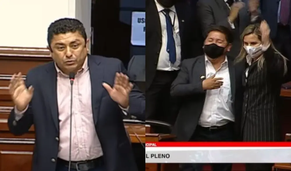 La presidenta del Congreso, María del Carmen Alva, afrontó una moción de censura por supuestamente ilegitimar contra el Gobierno. Foto: composición LR