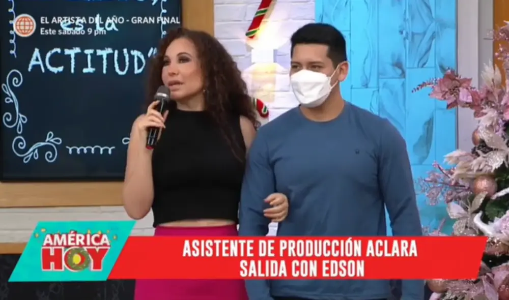 Joven ampayado bailando con Giselo reveló qué sucedió realmente: “Estaba cuidándolo”. Foto: América TV Joven ampayado bailando con Giselo reveló qué sucedió realmente: “Estaba cuidándolo”. Foto: América TV