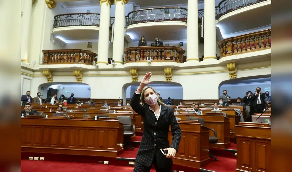 La moción de censura contra María del Carmen Alva fue desestimada este jueves 16 de diciembre. Foto: Congreso La moción de censura contra María del Carmen Alva fue desestimada este jueves 16 de diciembre. Foto: Congreso