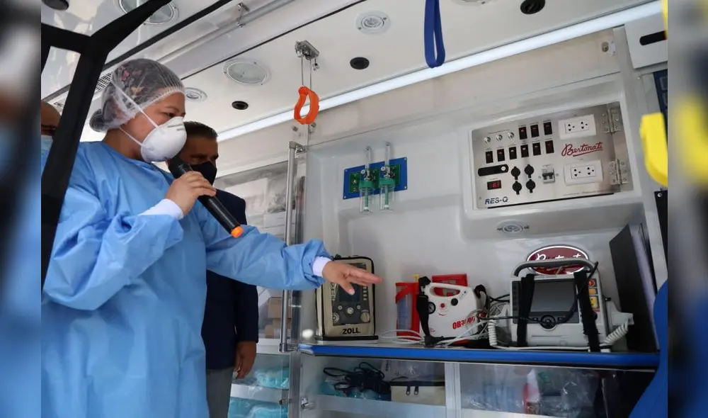 Ambulancias tienen equipamiento semejante a una UCI. Foto: GRLL