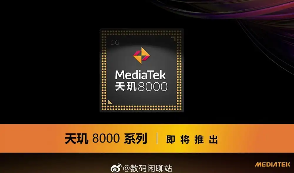 El chip Dimensity 8000 usará los diseños ARMv8 más antiguos. Foto: Mediatek