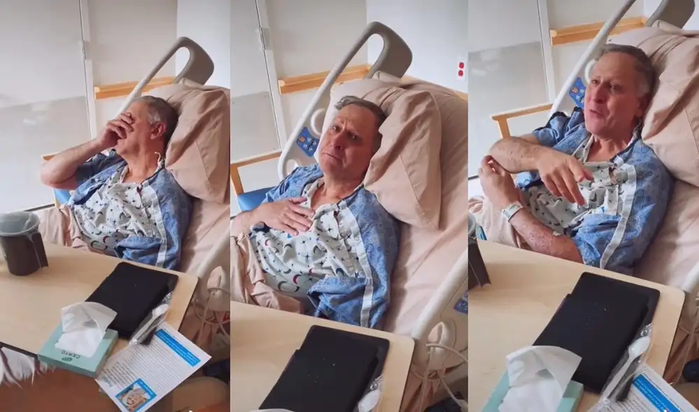 La usuaria, que se encuentra en redes como @oliviasalza, suele compartir los buenos momentos que vive al lado de su hijo y su papá, quien cada cierto tiempo acude al hospital en compañía de ella. Foto: captura de TikTok