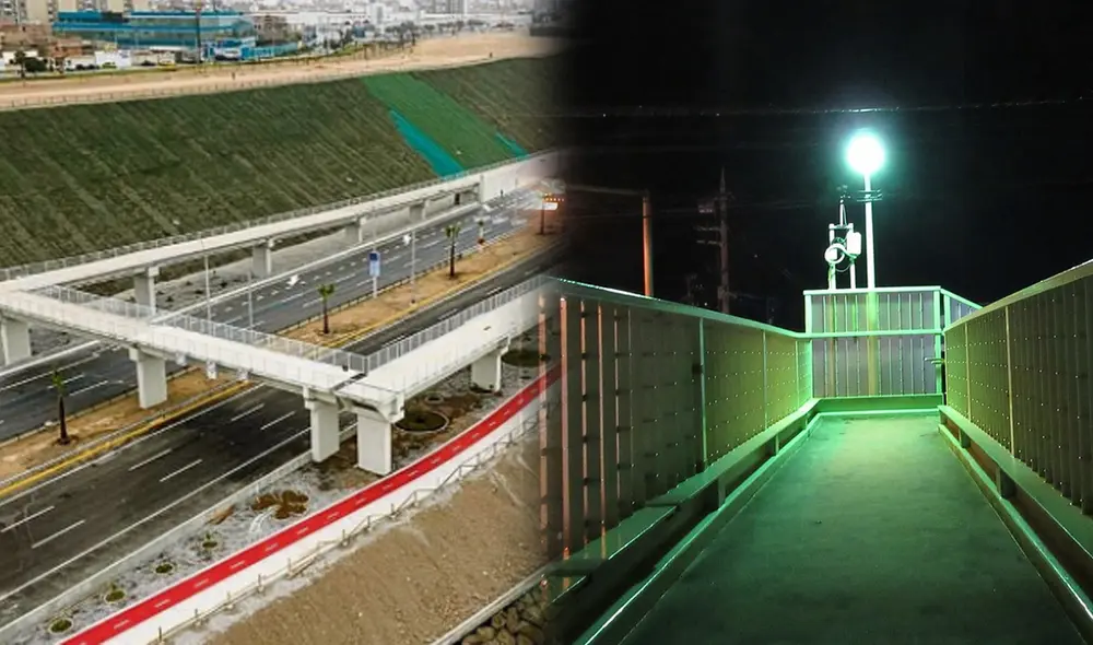 En Lima hay cerca de 218 puentes peatonales. Muchos de ellos no son utilizados por los ciudadanos. Foto: composición La República
