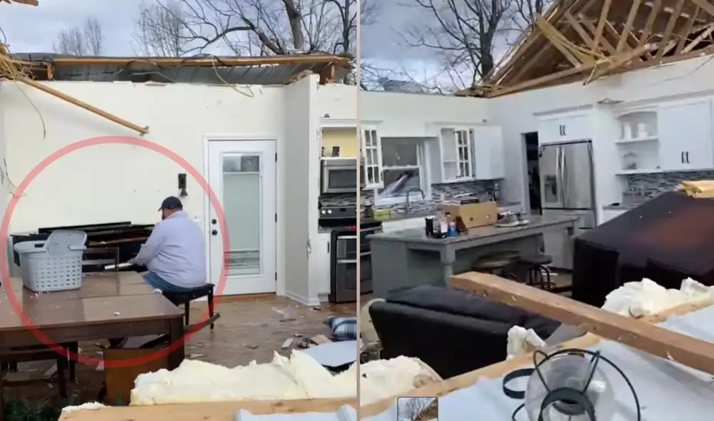 Los usuarios de las redes quedaron conmovidos con el video y recalcaron la motivación del hombre por enfrentar la adversidad. Foto: captura de Facebook