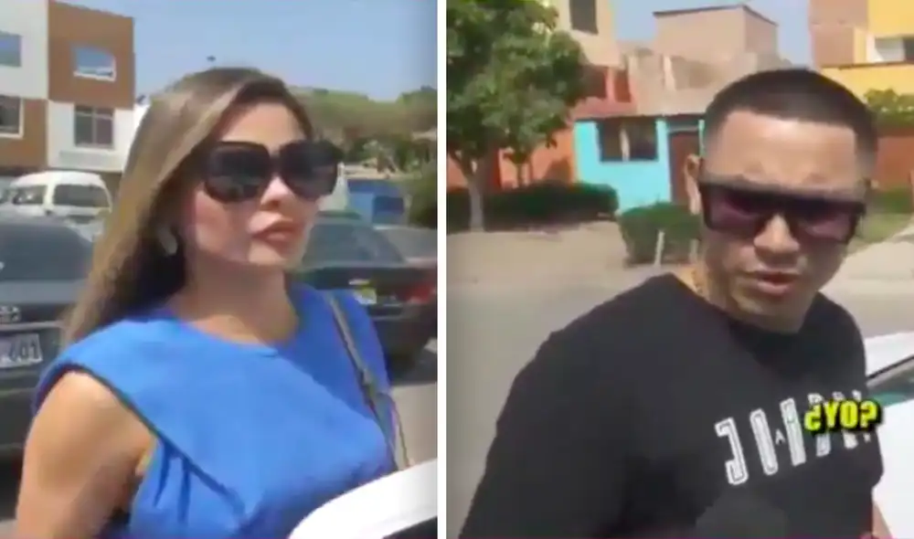Antes de que le mencionen el ampay, la pareja de Jean Deza aseguró que todo iba bien con el deportista. Foto: captura ATV