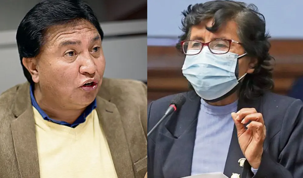 El secretario general del Sutep, Lucio Castro, aseguró que la congresista Lucinda Vásquez de Perú Libre "nunca fue parte" de la base de datos del gremio. Foto: composición/La República El secretario general del Sutep, Lucio Castro, aseguró que la congresista Lucinda Vásquez de Perú Libre "nunca fue parte" de la base de datos del gremio. Foto: composición/La República