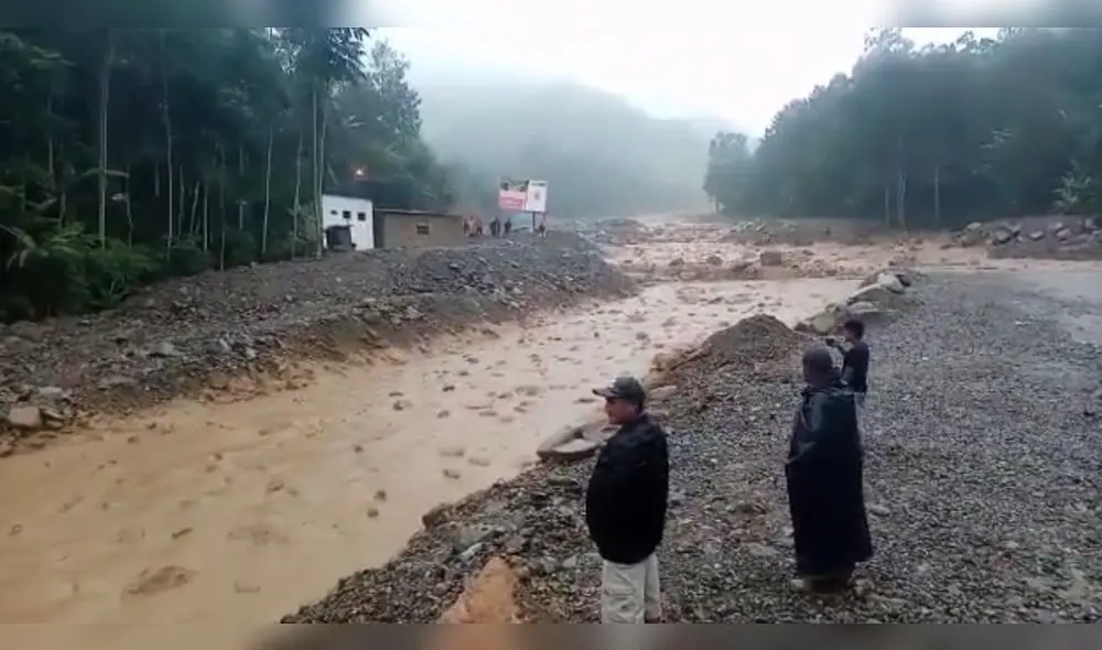 Lluvias provocaron deslizamiento. Foto: Walac Lluvias provocaron deslizamiento. Foto: Walac