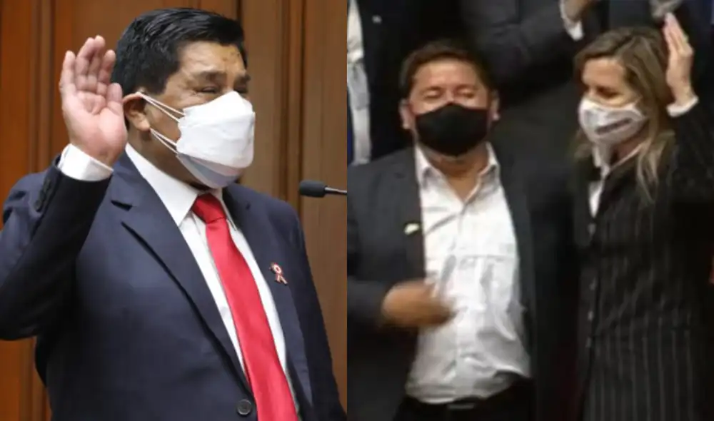 El congresista Pasión Dávila aseveró que Perú Libre no se está resquebrajando. Foto: composición/GLR El congresista Pasión Dávila aseveró que Perú Libre no se está resquebrajando. Foto: composición/GLR