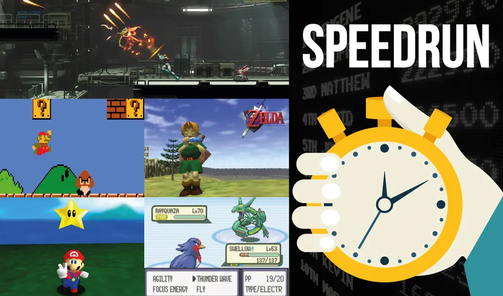 Si hablamos de speedrun, Nintendo tiene varios juegos que permiten realizar esta dinámica sin necesidad de bugs. Foto: composición LR/ Freepik
