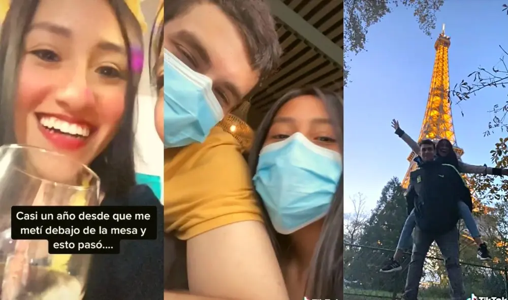La joven no duda en publicar sus logros y los detalles de su relación, que de momento la lleva a distancia. Foto: captura de TikTok