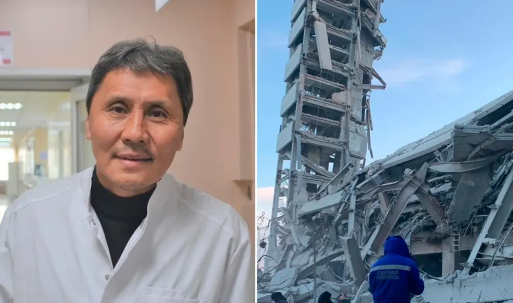 El médico Erguil Chadamba aplicó torniquetes en las caderas de la víctima y le amputó las dos piernas. Foto: Komsomólskaya Pravda