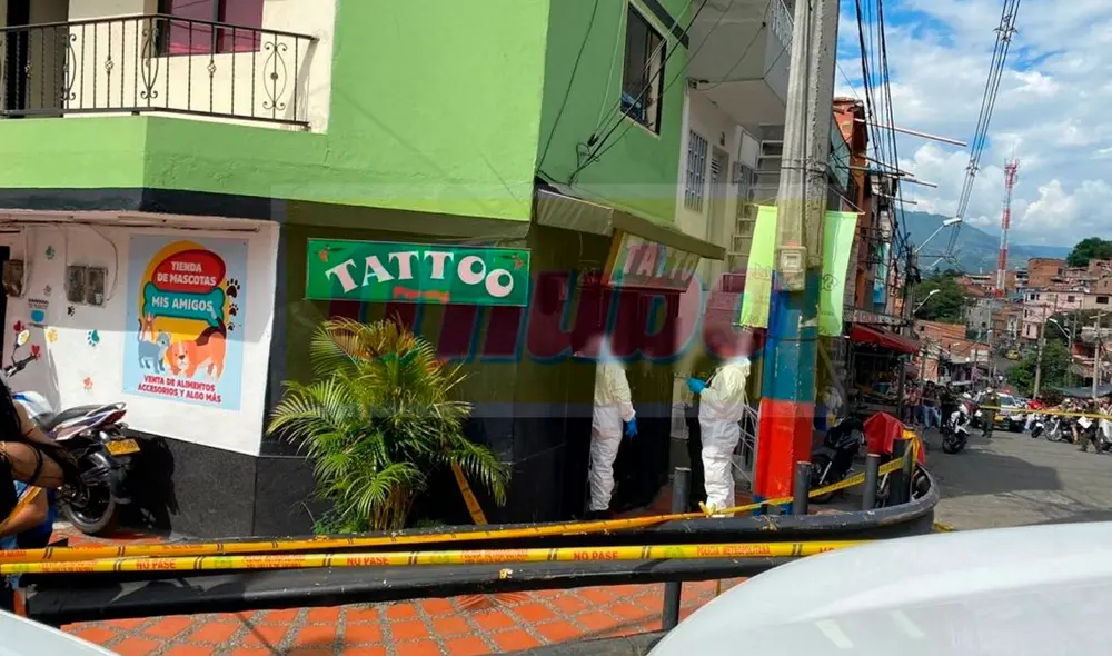 Las labores judiciales estuvieron a cargo de agentes del CTI de la Fiscalía. El caso es materia de investigación. Foto: qhubomedellin Las labores judiciales estuvieron a cargo de agentes del CTI de la Fiscalía. El caso es materia de investigación. Foto: qhubomedellin
