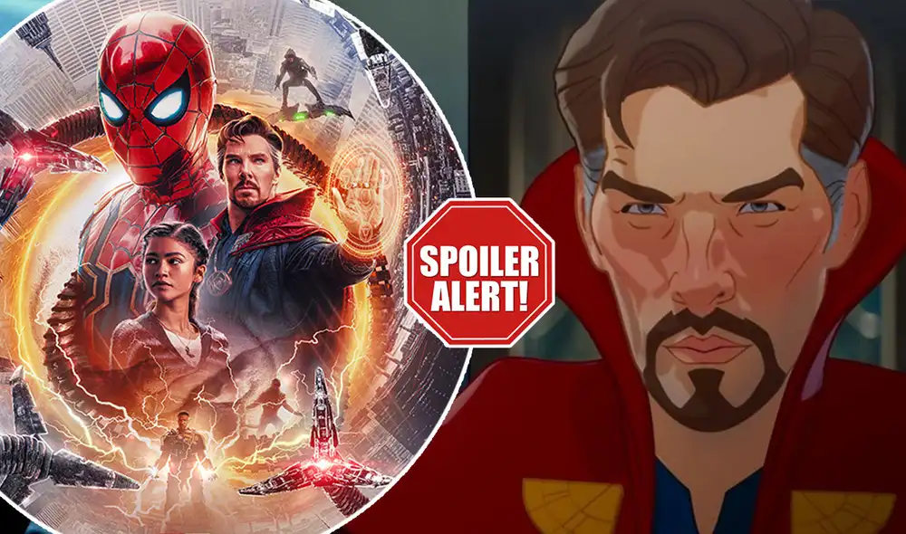 La escena postcrédito de Spider-Man: no way home nos lleva a vovler a ver What if?, capítulo 4. Foto: composición/Marvel Studios/Sony