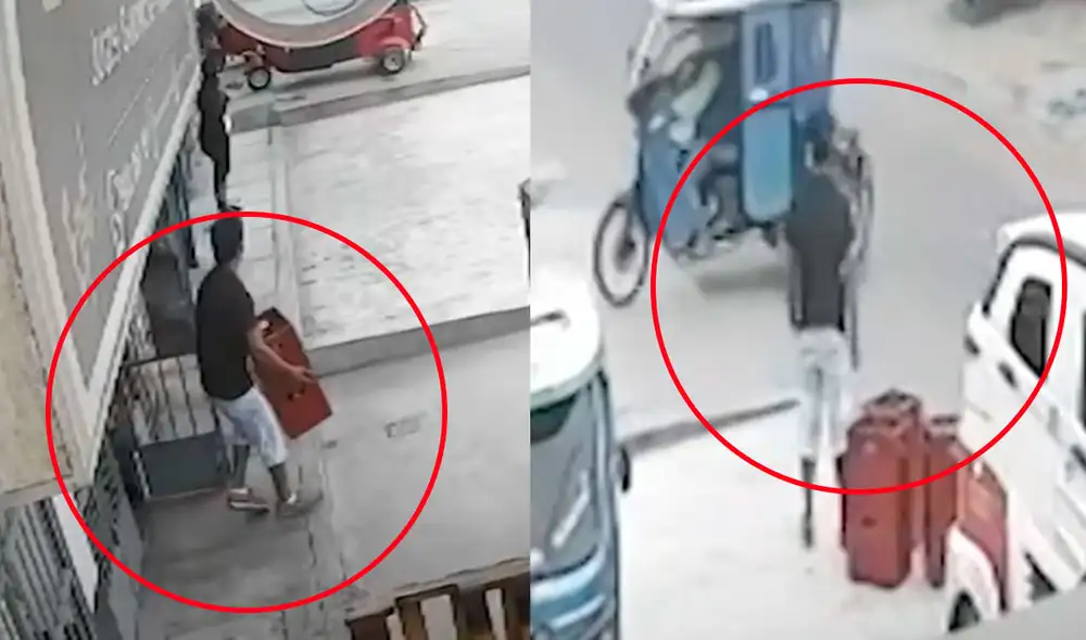 La propietaria de la tienda aseguró que no es la primera vez que asaltan el establecimiento. Foto: captura de América TV