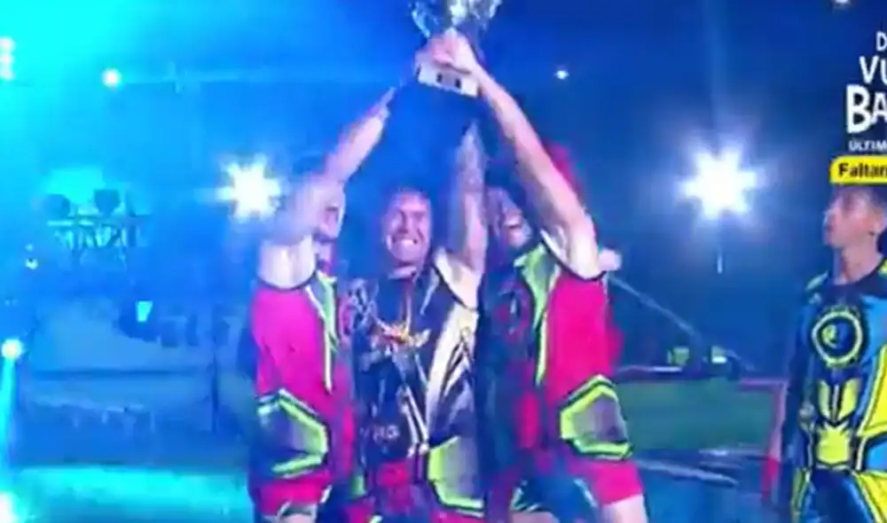 Pancho Rodríguez se llevó uno de los premios de la final de Esto es guerra. Foto: captura América TV Pancho Rodríguez se llevó uno de los premios de la final de Esto es guerra. Foto: captura América TV