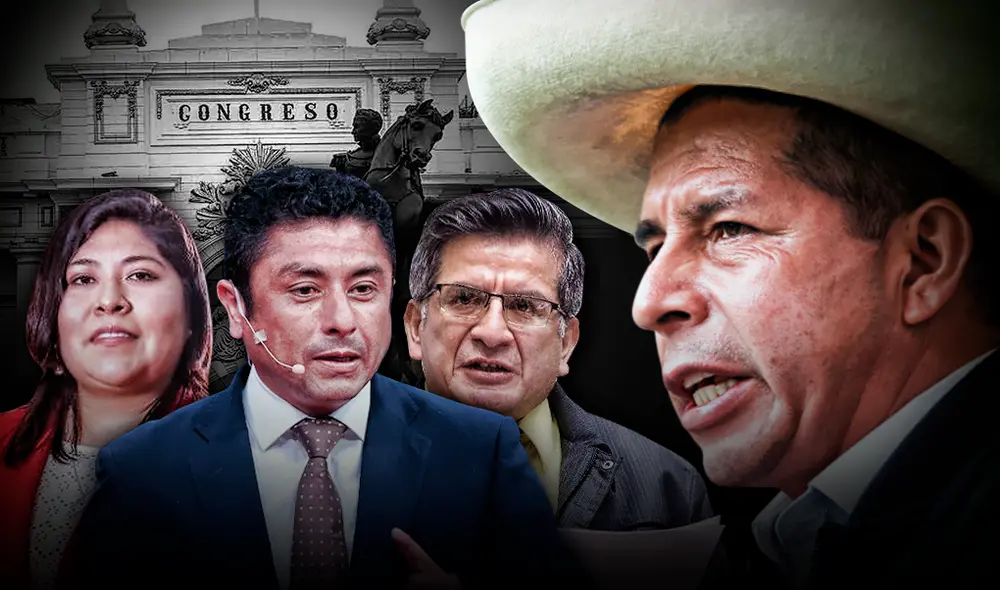 Los congresistas Guillermo Bermejo, Betssy Chávez y Hamlet Echevarría renunciaron a la bancada de Perú Libre. Foto: composición de Gerson Cardoso/La República