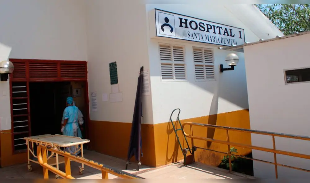 Mototaxistas trasladaron a dirigente rondero al Hospital de Santa María de Nieva. Foto: Red de Salud Condorcanqui.