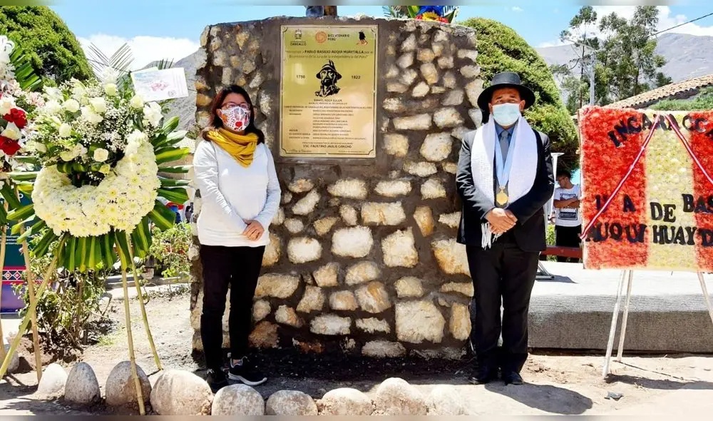 El alcalde de Cangallo, Daniel Roca Sulca, resaltó el valor de la población de su localidad que el 28 de noviembre de 1821 se unió para lograr una exitosa batalla ante los realistas. Foto: Ministerio de Cultura El alcalde de Cangallo, Daniel Roca Sulca, resaltó el valor de la población de su localidad que el 28 de noviembre de 1821 se unió para lograr una exitosa batalla ante los realistas. Foto: Ministerio de Cultura