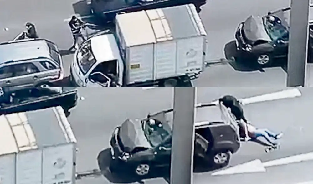 Operativo. Dos de los asaltantes tenían chalecos de la PNP. Foto: difusión / composición LR Operativo. Dos de los asaltantes tenían chalecos de la PNP. Foto: difusión / composición LR