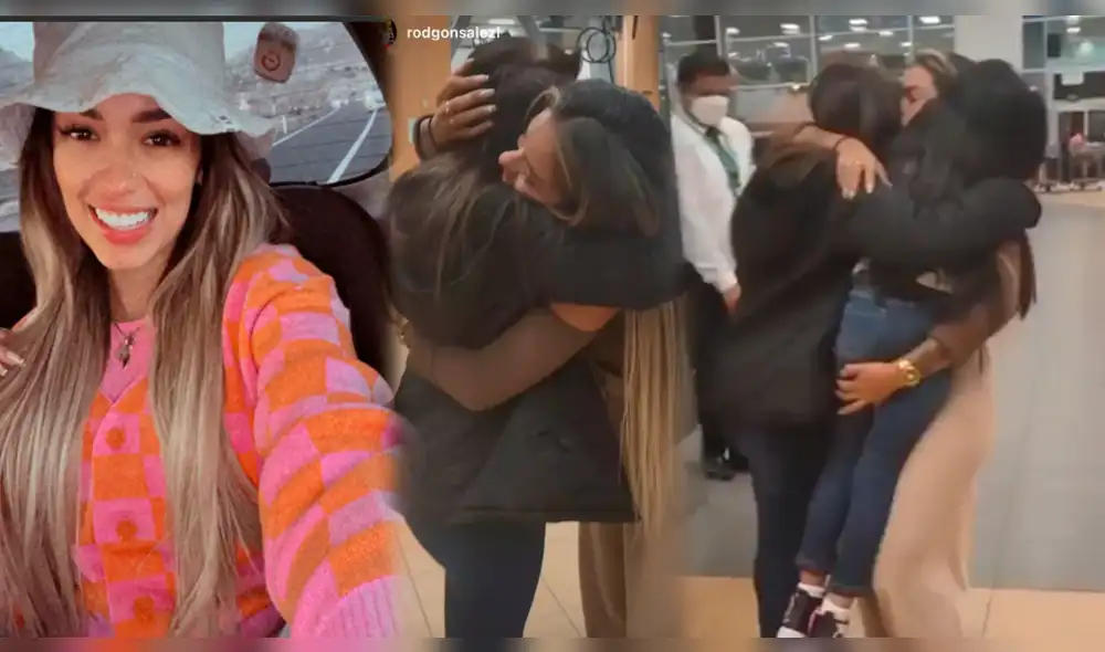 Shirley Arica fue alegremente recibida por decenas de fanáticos en el aeropuerto Jorge Chávez. Foto: composición/Shirley Arica/Instagram