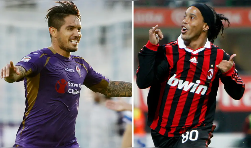 Vargas jugó en Fiorentina del 2008 al 2012. Foto: Composición GLR