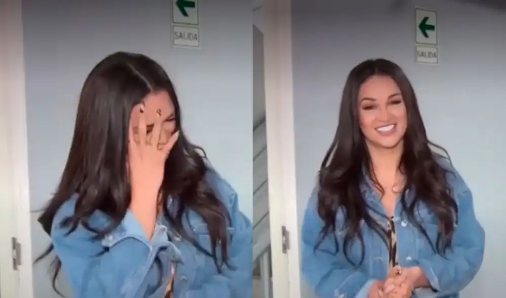 Angie Arizaga contó que tiene muchos anillos, pero le falta uno con una 'rocaza'. Foto: captura América TV. Angie Arizaga contó que tiene muchos anillos, pero le falta uno con una 'rocaza'. Foto: captura América TV.