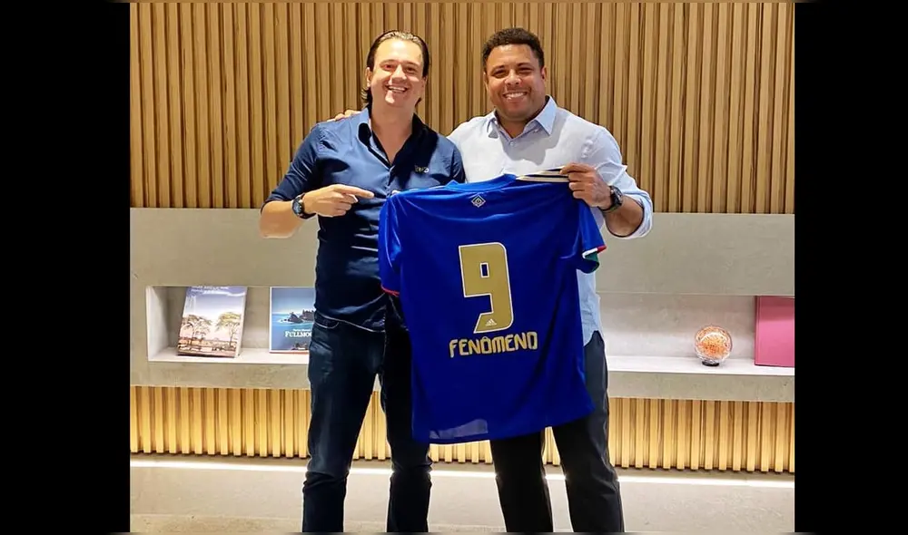 Ronaldo se reunió con la directiva de Cruzeiro. Foto: ESPN Ronaldo se reunió con la directiva de Cruzeiro. Foto: ESPN
