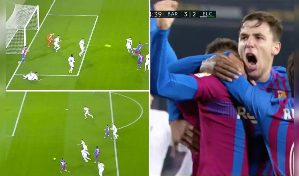 Barcelona volvió al triunfo en LaLiga Santander. Foto: captura ESPN Barcelona volvió al triunfo en LaLiga Santander. Foto: captura ESPN