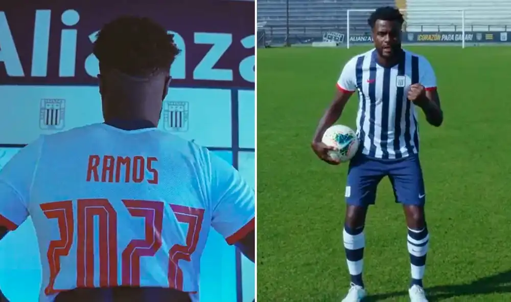 Christian Ramos disputará la Liga 1 y Copa Libertadores 2022 con la camiseta de Alianza Lima. Foto. captura video Alianza Lima