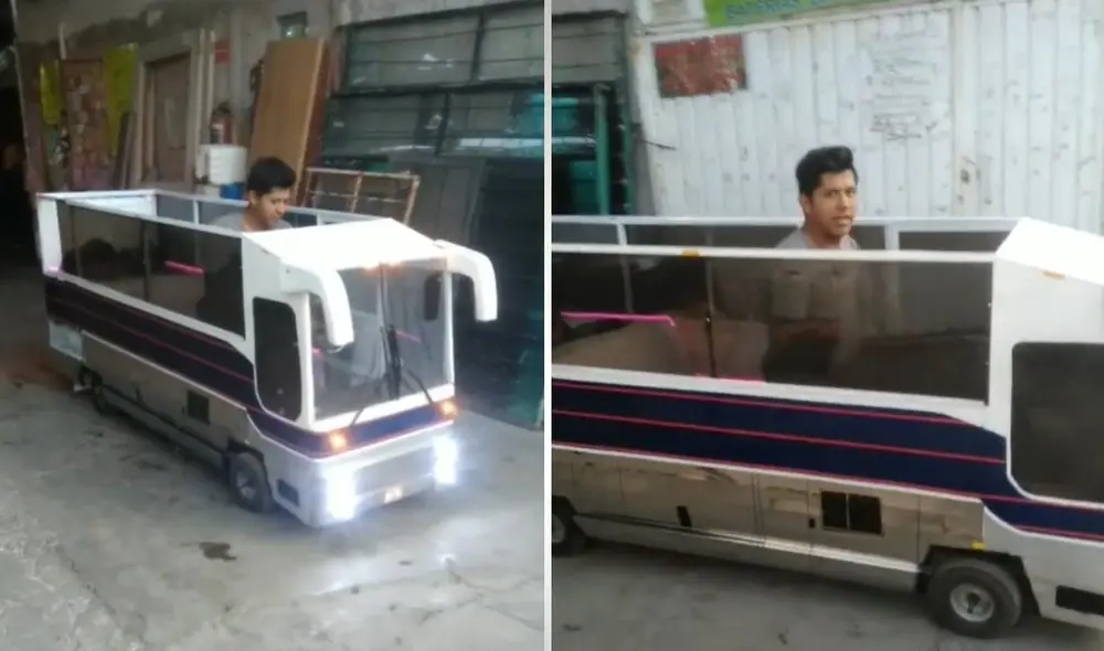 El usuario @joseriveromendez no negó la posibilidad de poder crear más vehículos de ese tamaño para la venta, noticia que motivó a los internautas. Foto: captura de TikTok