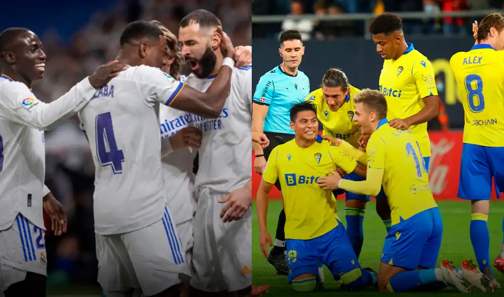 Real Madrid vs. Cádiz disputarán su último partido del año. Foto: composición/EFE/Cádiz CF Real Madrid vs. Cádiz disputarán su último partido del año. Foto: composición/EFE/Cádiz CF