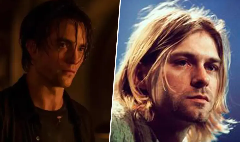 Matt Reeves escuchaba a Nirvana mientras escribía el primer acto. Fue entonces cuando se le ocurrió que Bruce Wayne tenía que tener algo de Kurt Cobain. Foto: composición Warner Bros / YouTube