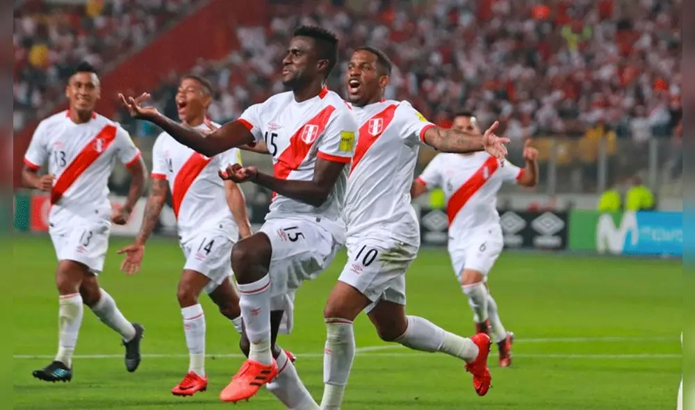 Jefferson Farfán y Christian Ramos jugaron de titulares ante Dinamarca en Rusia 2018. Foto: FPF Jefferson Farfán y Christian Ramos jugaron de titulares ante Dinamarca en Rusia 2018. Foto: FPF