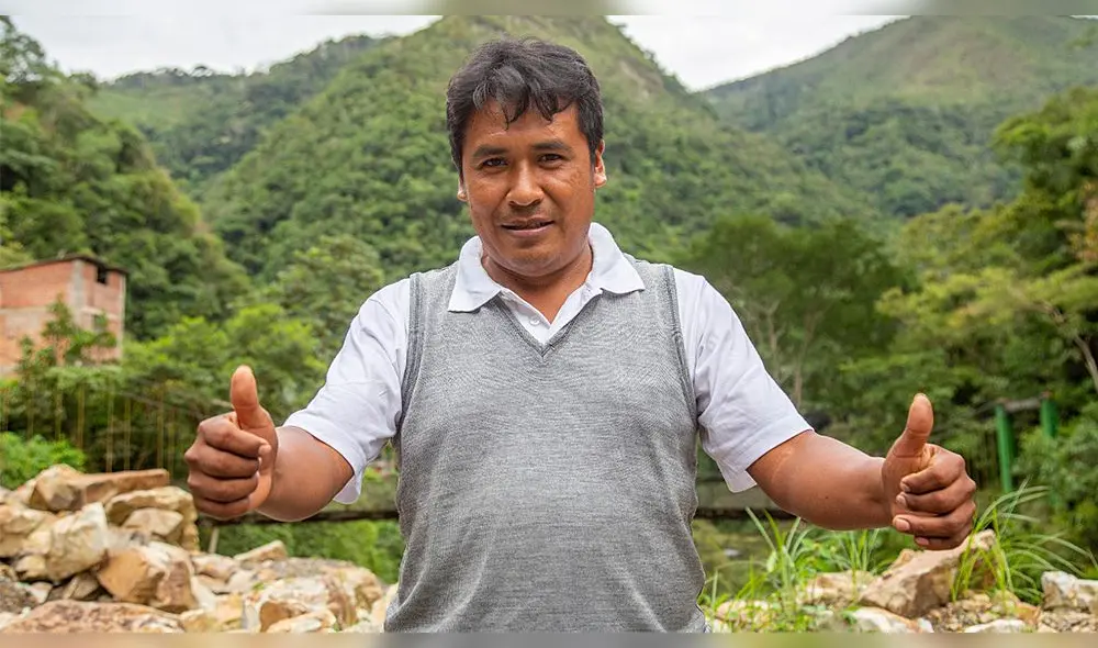 José Mamani se mostró emocionado y satisfecho por el logro obtenido. Por su parte, el Gobierno Regional de Puno lo felicitó por el galardón. Foto: Gore Puno José Mamani se mostró emocionado y satisfecho por el logro obtenido. Por su parte, el Gobierno Regional de Puno lo felicitó por el galardón. Foto: Gore Puno