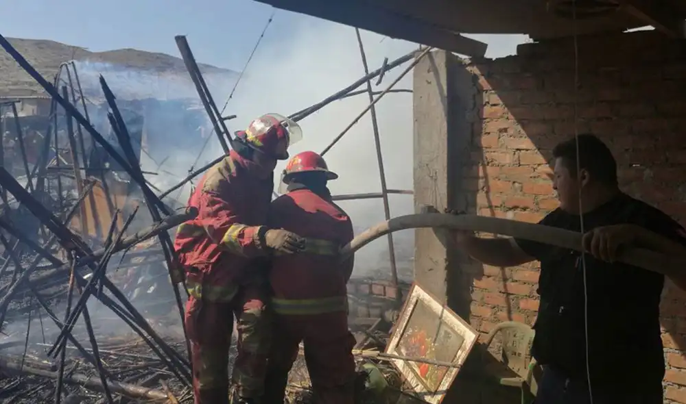 Personal de la Oficina de Gestión del Riesgo de Desastres continúa realizando la EDAN. Foto: Indeci