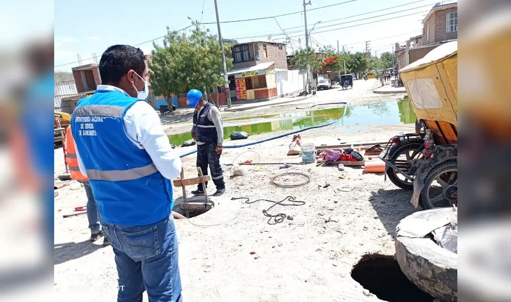 Se solicitó la limpieza y desinfección de las zonas afectadas. Foto: Sunass