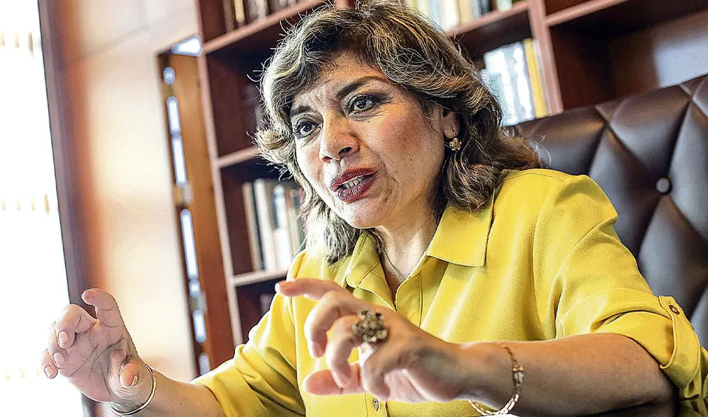 Evaluando. La fiscal de la Nación, Zoraida Ávalos. Foto: John Reyes/ La República
