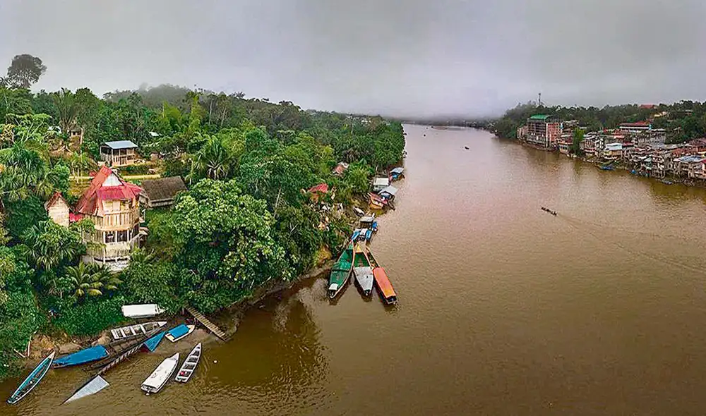 Conmoción. Población de Santa María de Nieva condena el asesinato de Antonio Yagkuag. Asesinos huyeron por el Marañón. Foto: difusión