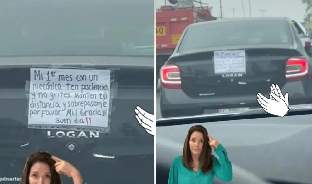 El joven de usuario @dcpolanco no dudó en felicitar en el video al muchacho que recalcó que aún tenía dificultades para acostumbrarse a una caja de cambios mecánica. Foto: captura de TikTok