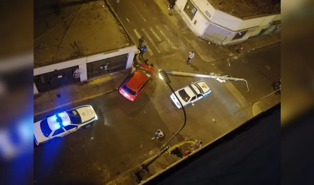 El hecho ocurrió en el cruce de la avenida Huancavelica con cañete, en Cercado de Lima. Foto: Mary Luz Aranda/ URPI-LR