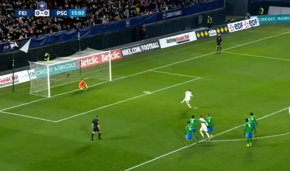 Este es el primer partido del PSG en la Copa de Francia. Foto: captura de ESPN
