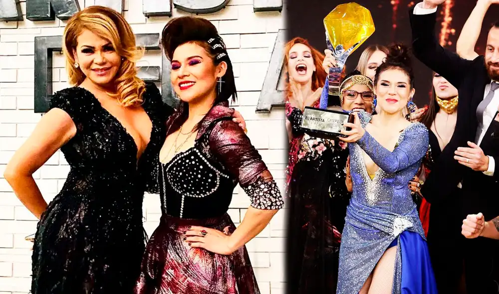 Ruby Palomino agradeció a Gisela Valcárcel por participar en El artista del año. Foto: Instagram